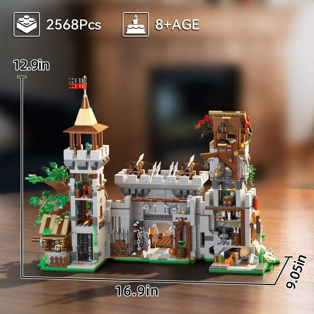 2568 PCS Medieval Castle Building Blocks Set N99358