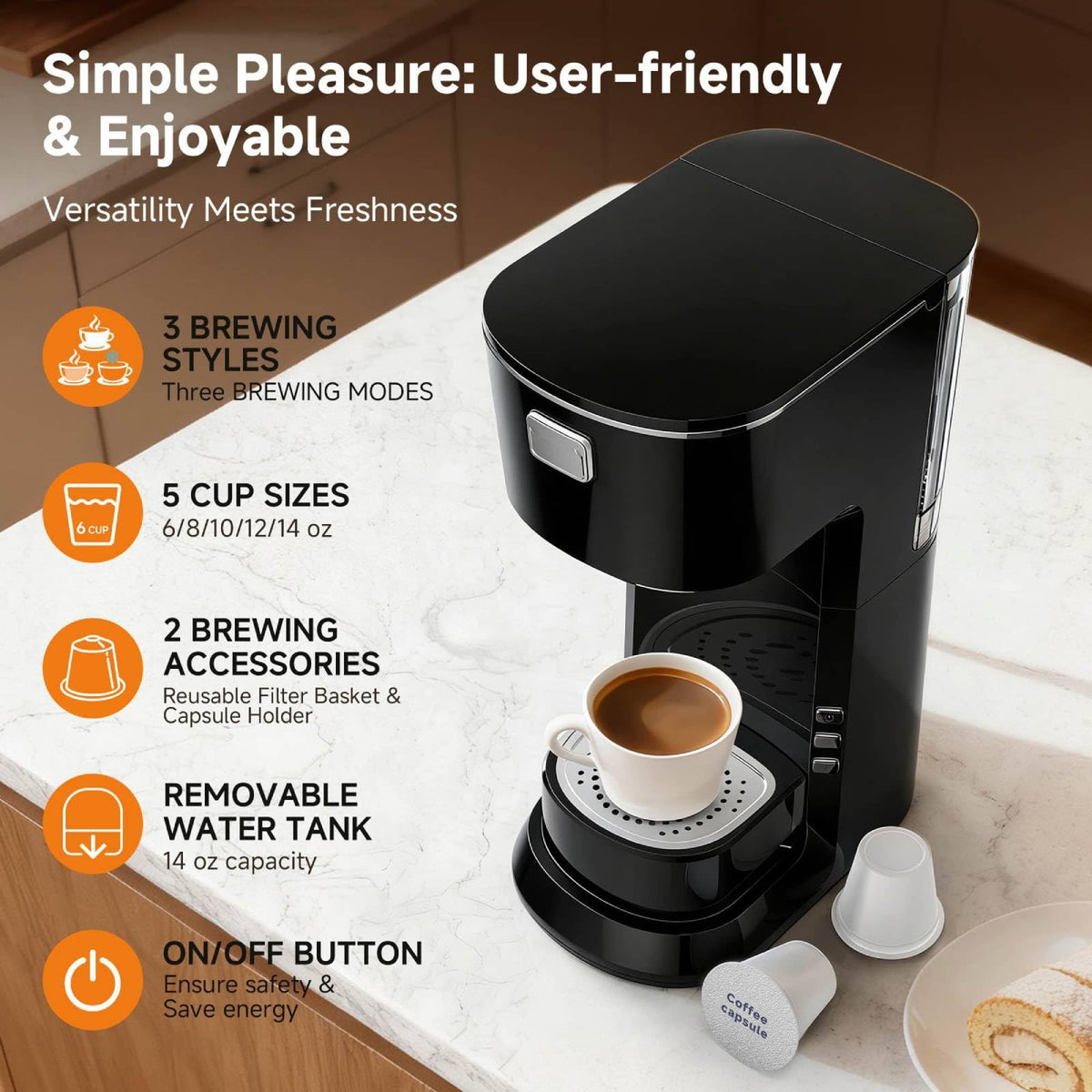 Single Serve Coffee Maker O103004
