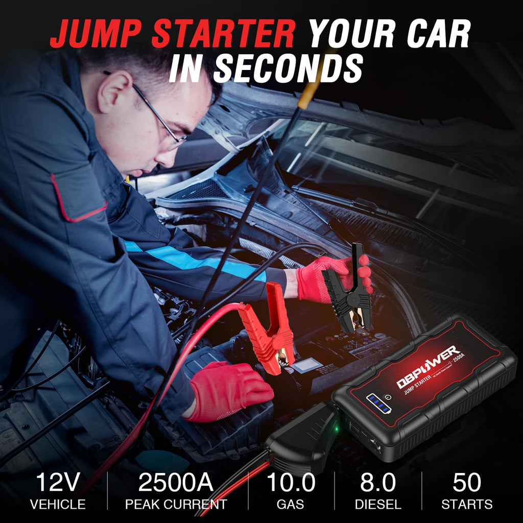 2500A Peak 74Wh Portable Car Jump Starter K960406