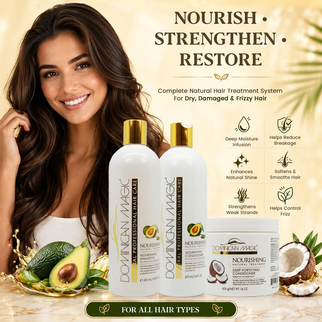 Hydrating Shampoo & Conditioner Set with Avocado & Coconut R949
