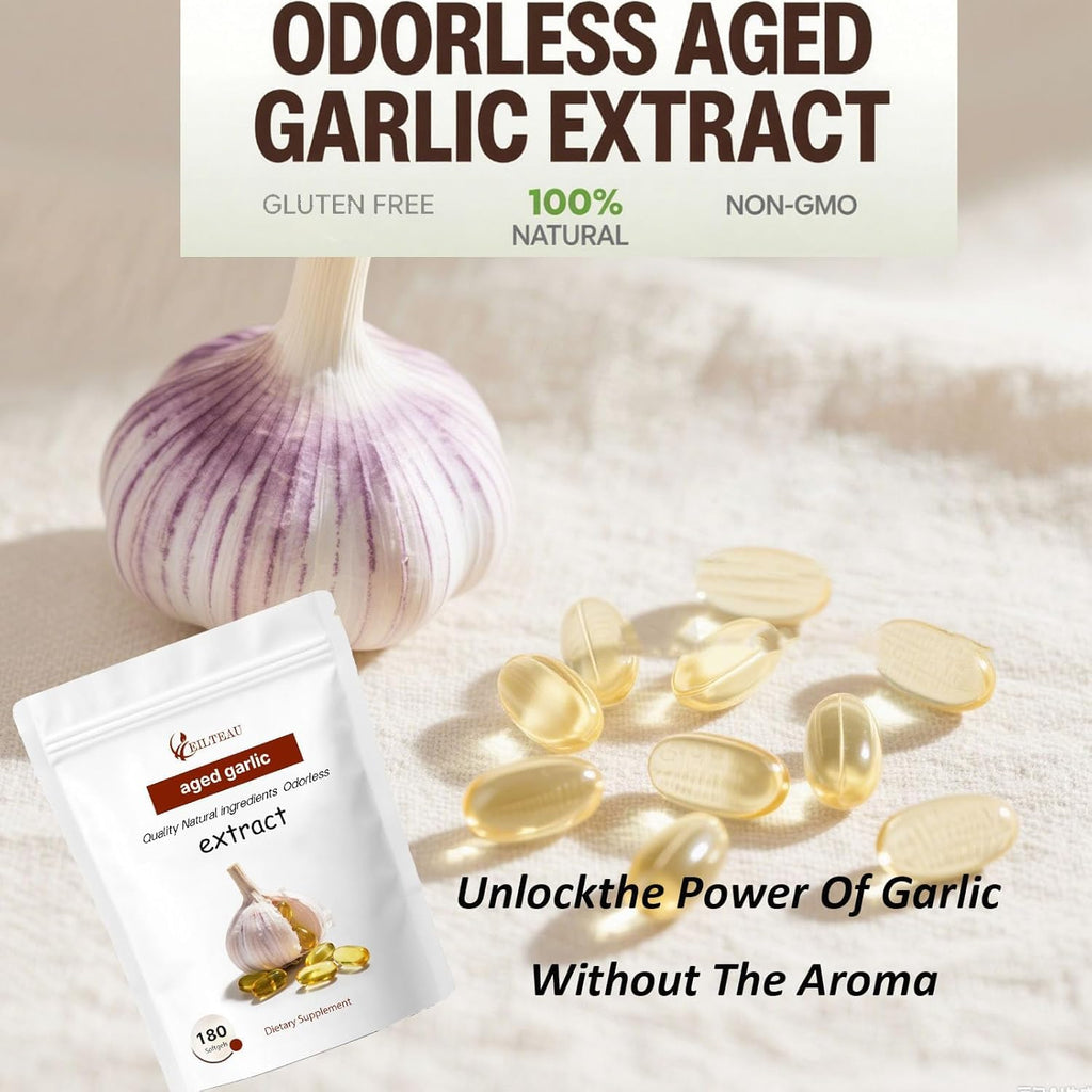 Odorless Aged Garlic Extract 180 Softgels Q4887