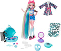Monster High Doll with Hairstyling Clips, Hair Chalk & Tattoos S96312