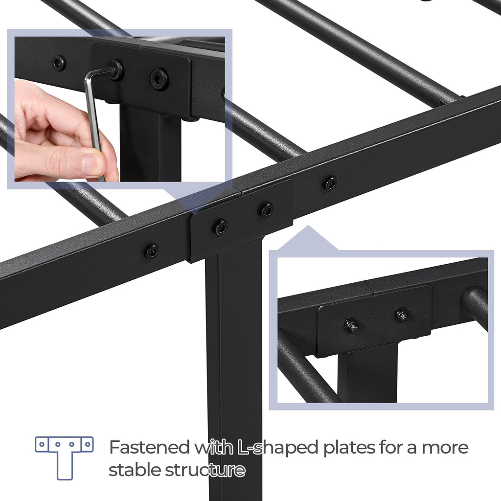 Queen Metal Platform Bed Frame H5629