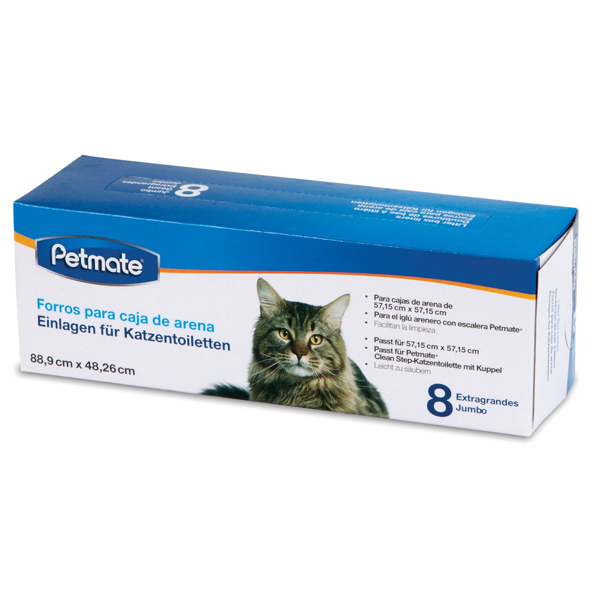 Jumbo 8-Count Litter Box Liners K2548