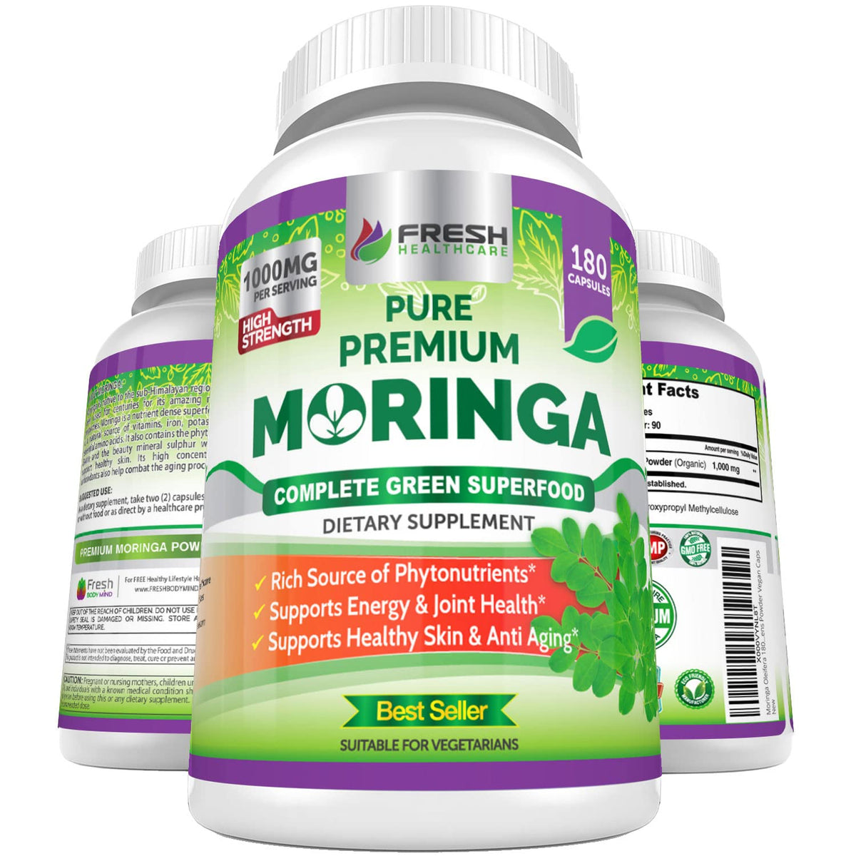 Moringa Capsules 180 Pills L957606
