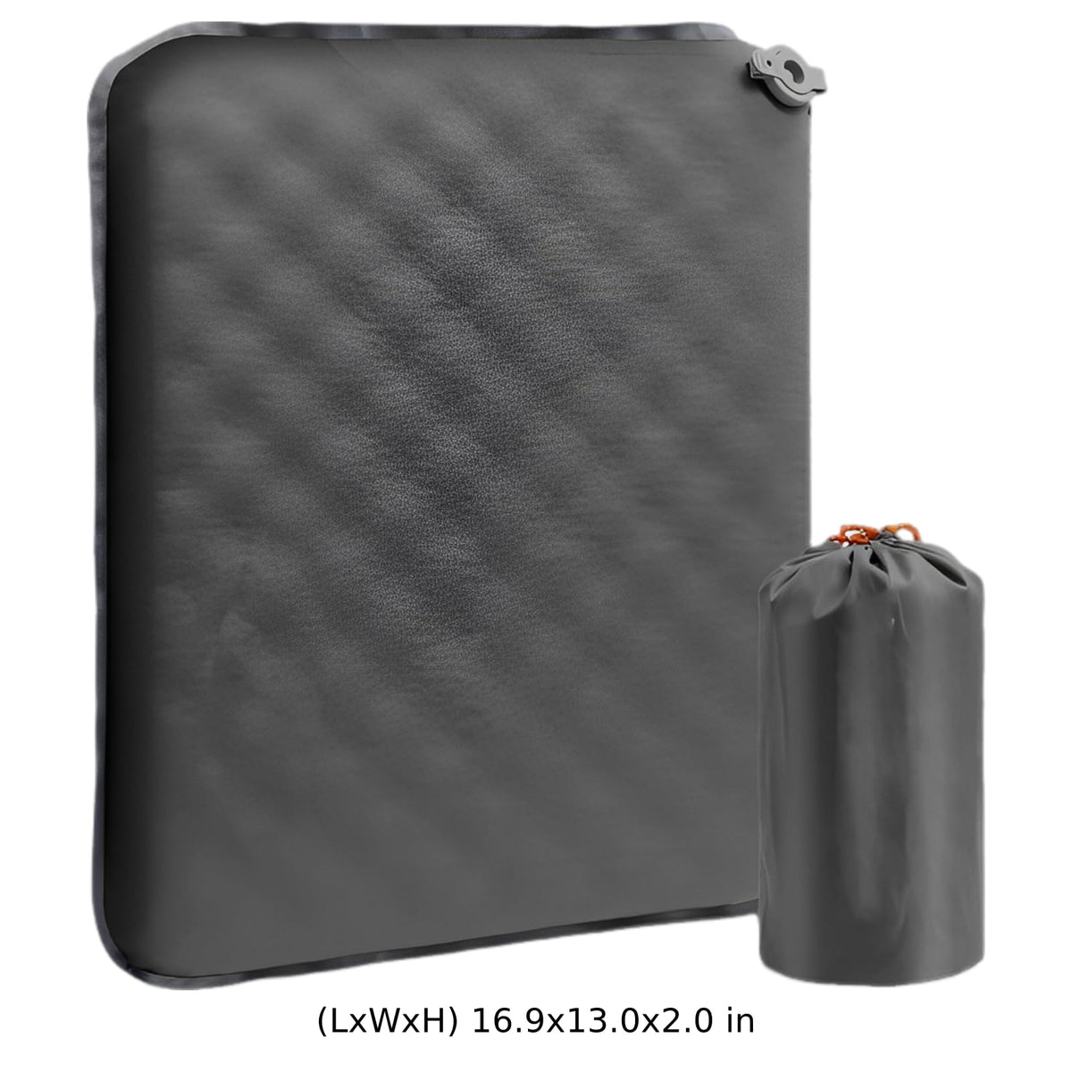 2 Pcs Inflatable Seat Cushion, 16.9 x 13 in Nylon TPU T187