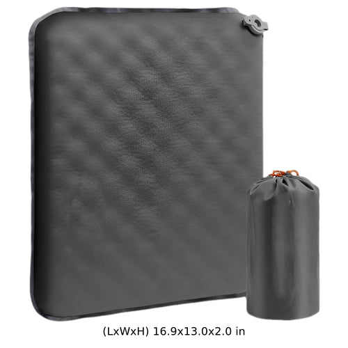2 Pcs Inflatable Seat Cushion, 16.9 x 13 in Nylon TPU T187