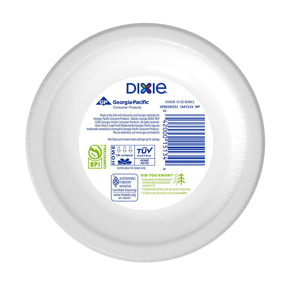 10 Oz Paper Bowls, 280 Count W233