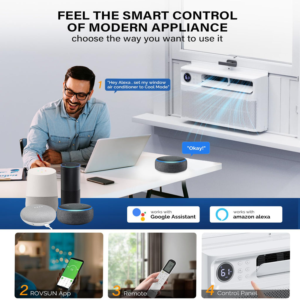 12000 BTU Inverter Window Air Conditioner with WIFI M726