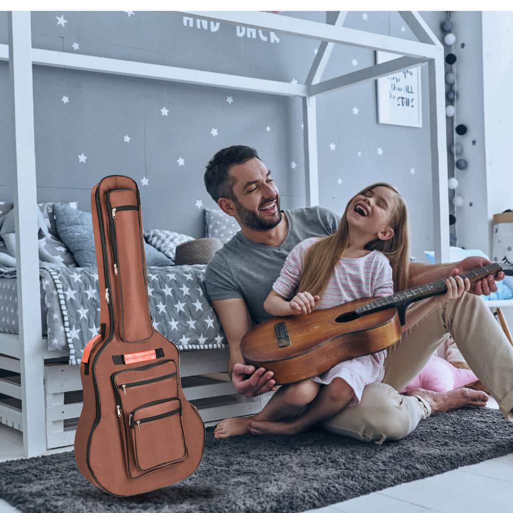 40 41 42 Inches 6 Pockets Waterproof Oxford Cloth Guitar Bag O234