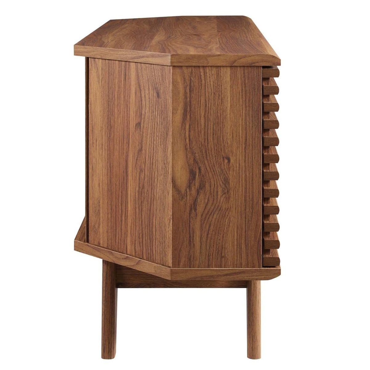 Mid-Century Modern Corner Media TV Stand G5958