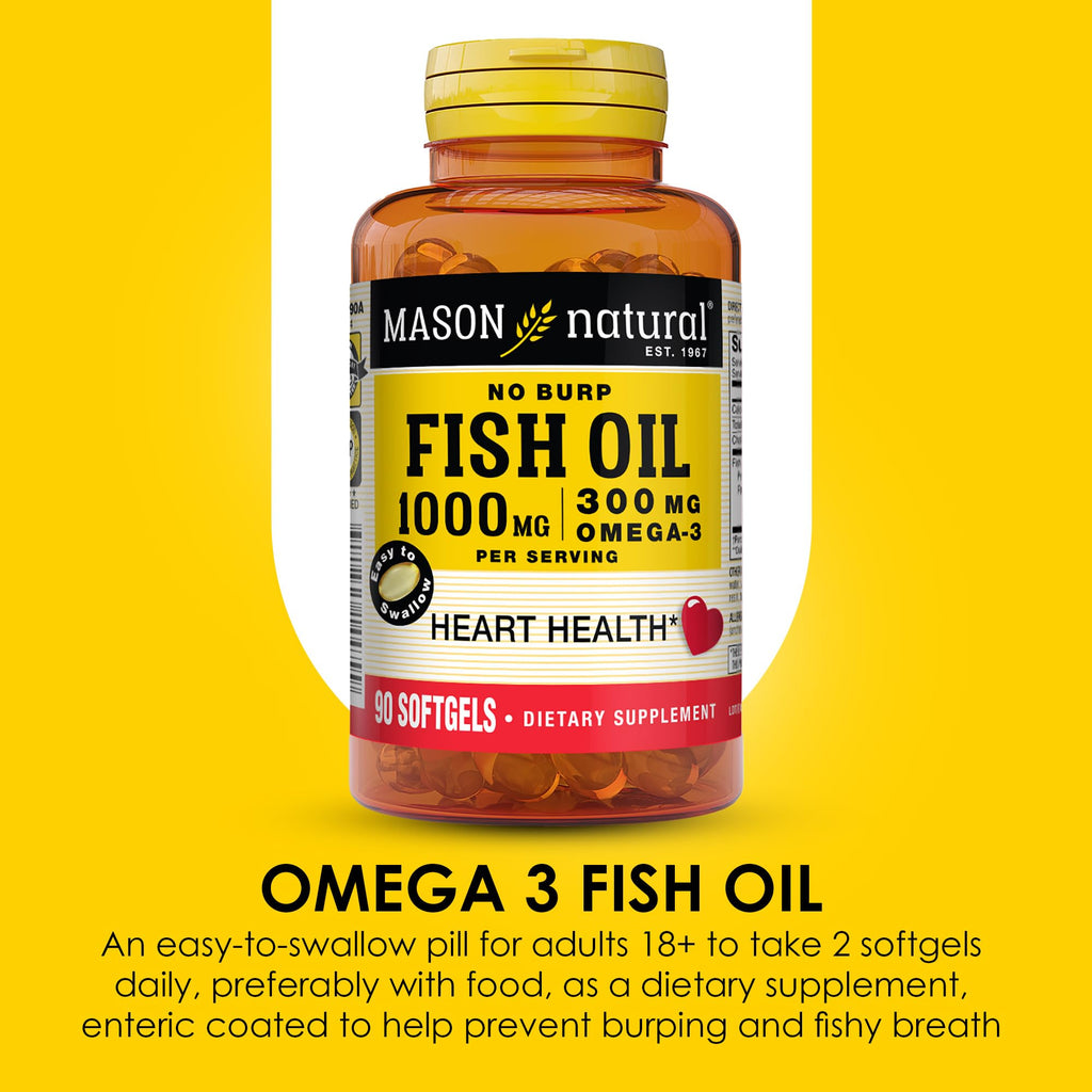 Omega 3 Fish Oil 1000mg 90 Softgels Pack of 3 H131