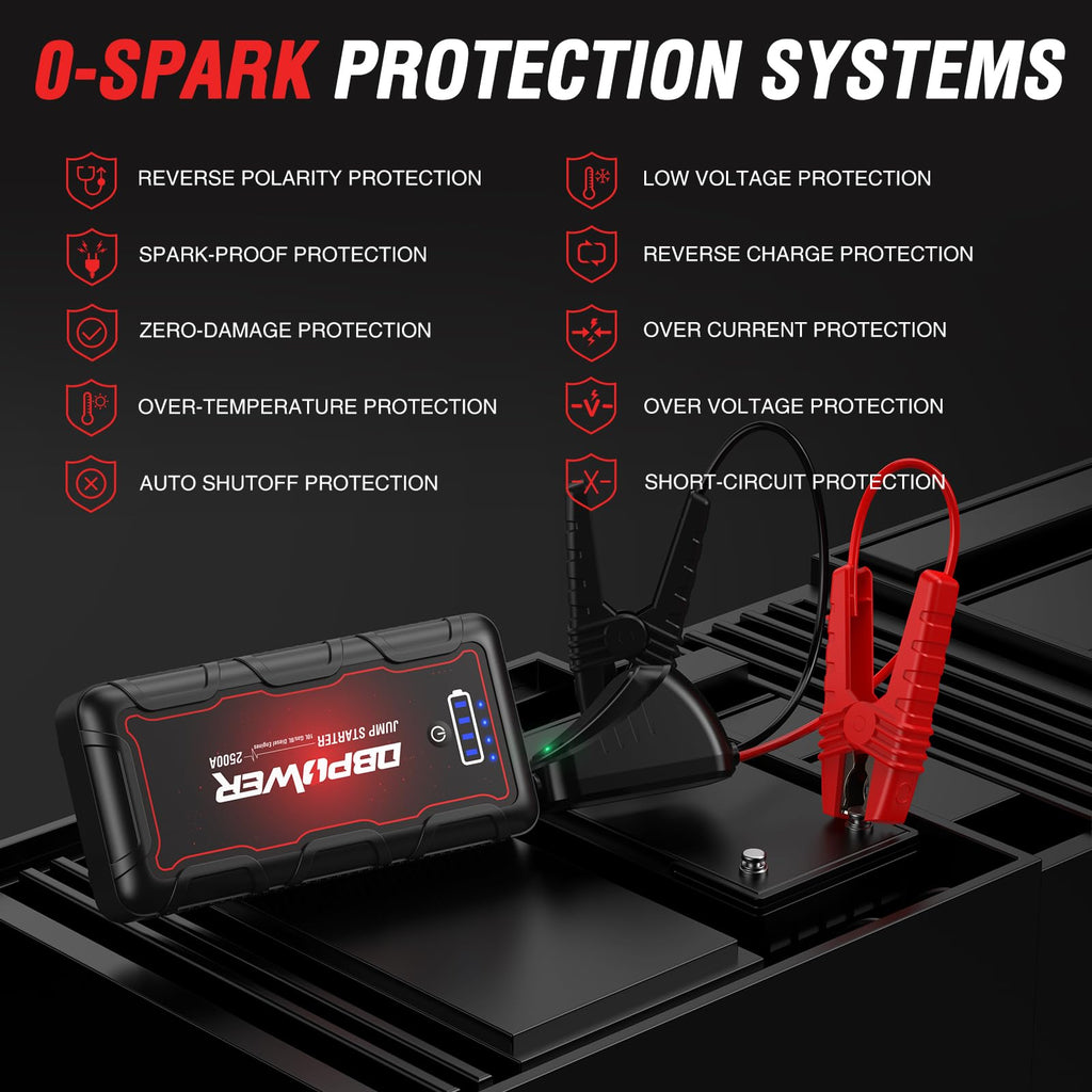 2500A Peak 74Wh Portable Car Jump Starter K960406