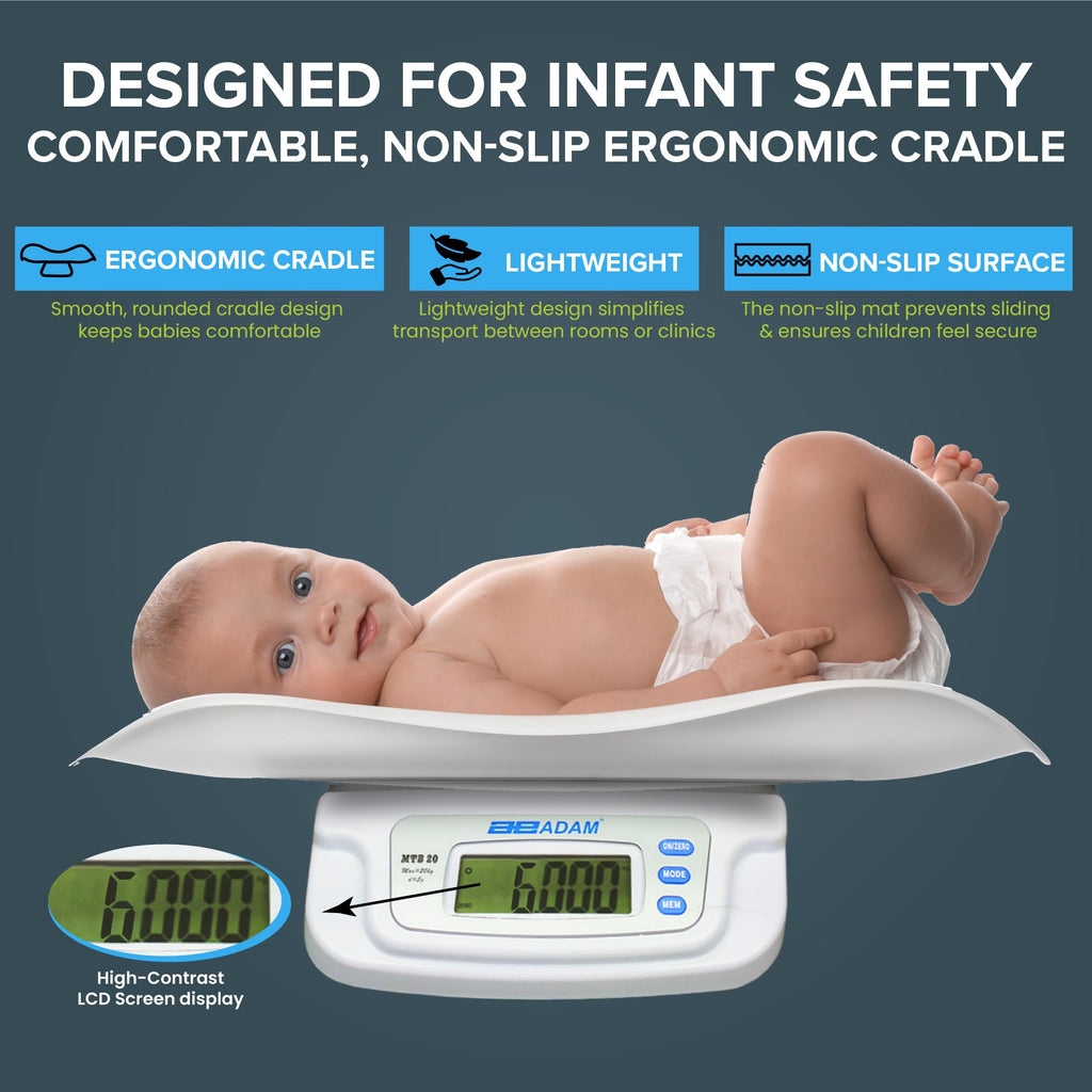 Baby & Toddler Digital Scale with Detachable Cradle F942