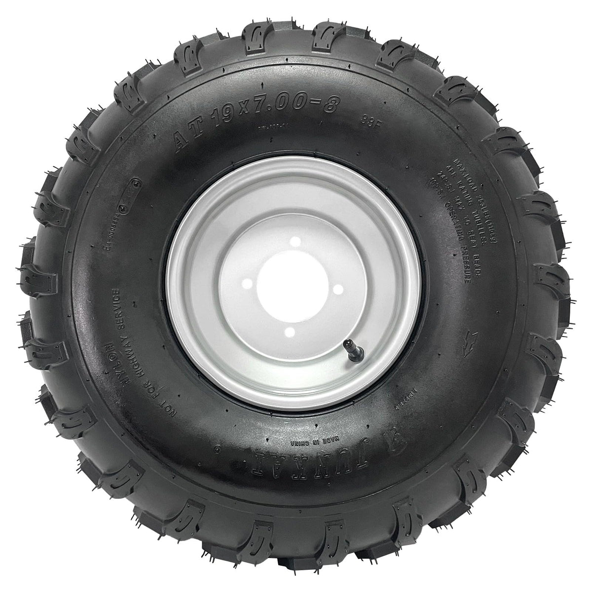 19x7-8 ATV UTV Off-Road Tire and Wheel with 8-Inch 4-Hole Rim U27748