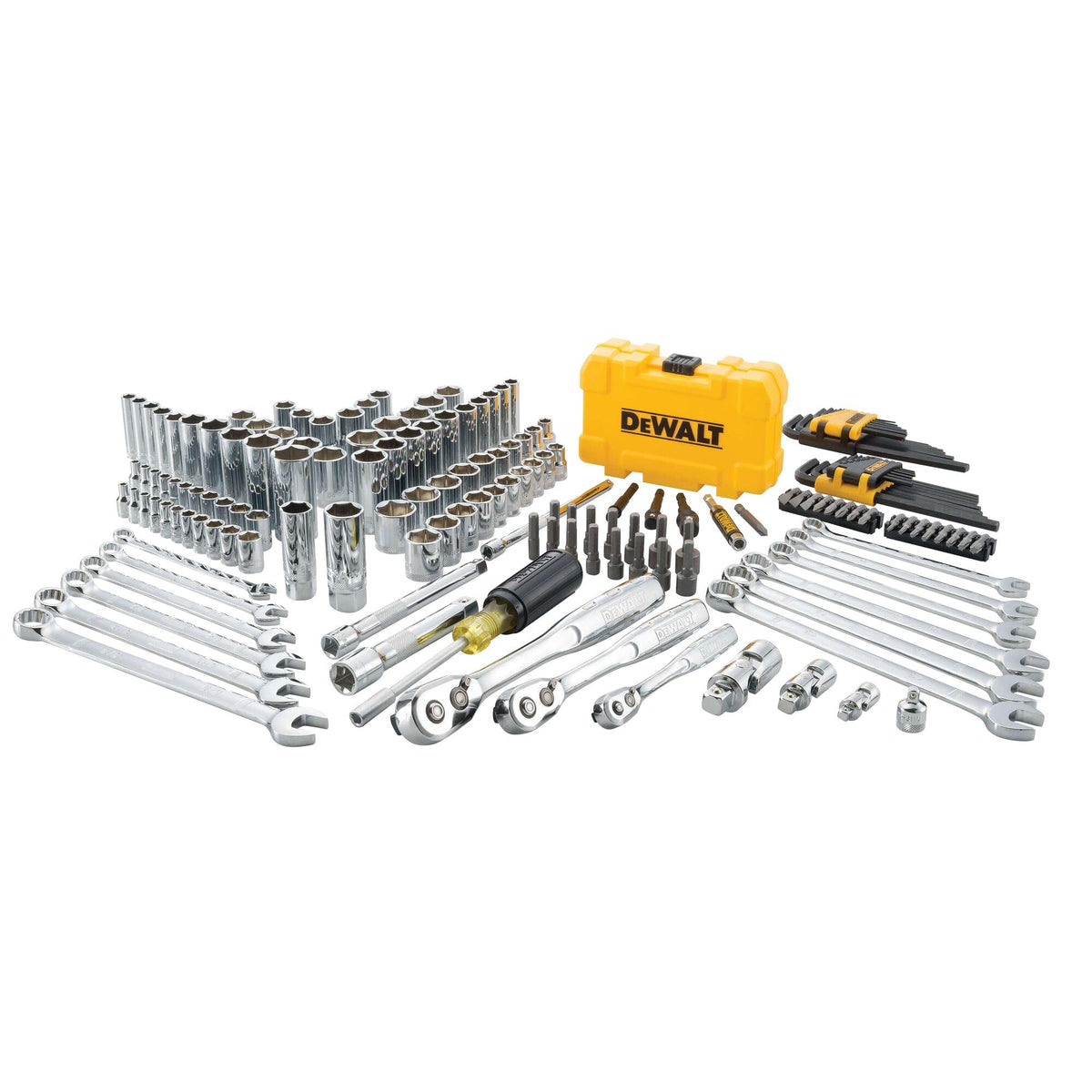 168-Piece Mechanic Tool Set with Case, Metric and Standard T625