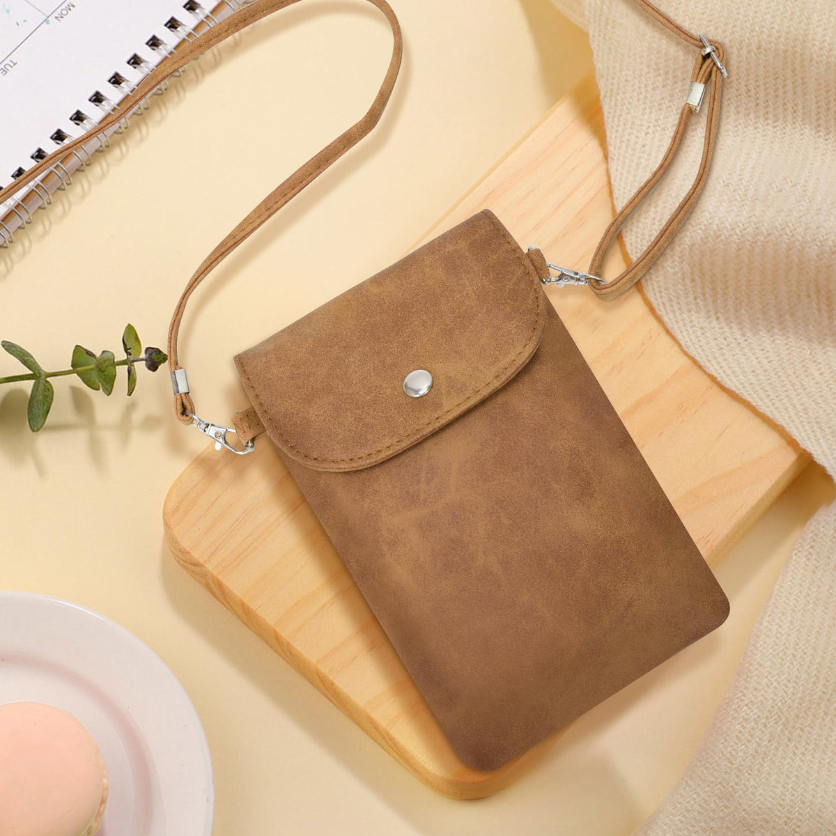 Small Leather Crossbody Bag with Adjustable Strap L51941