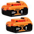 8.0Ah 20V MAX Lithium Batteries 2 Pack M831
