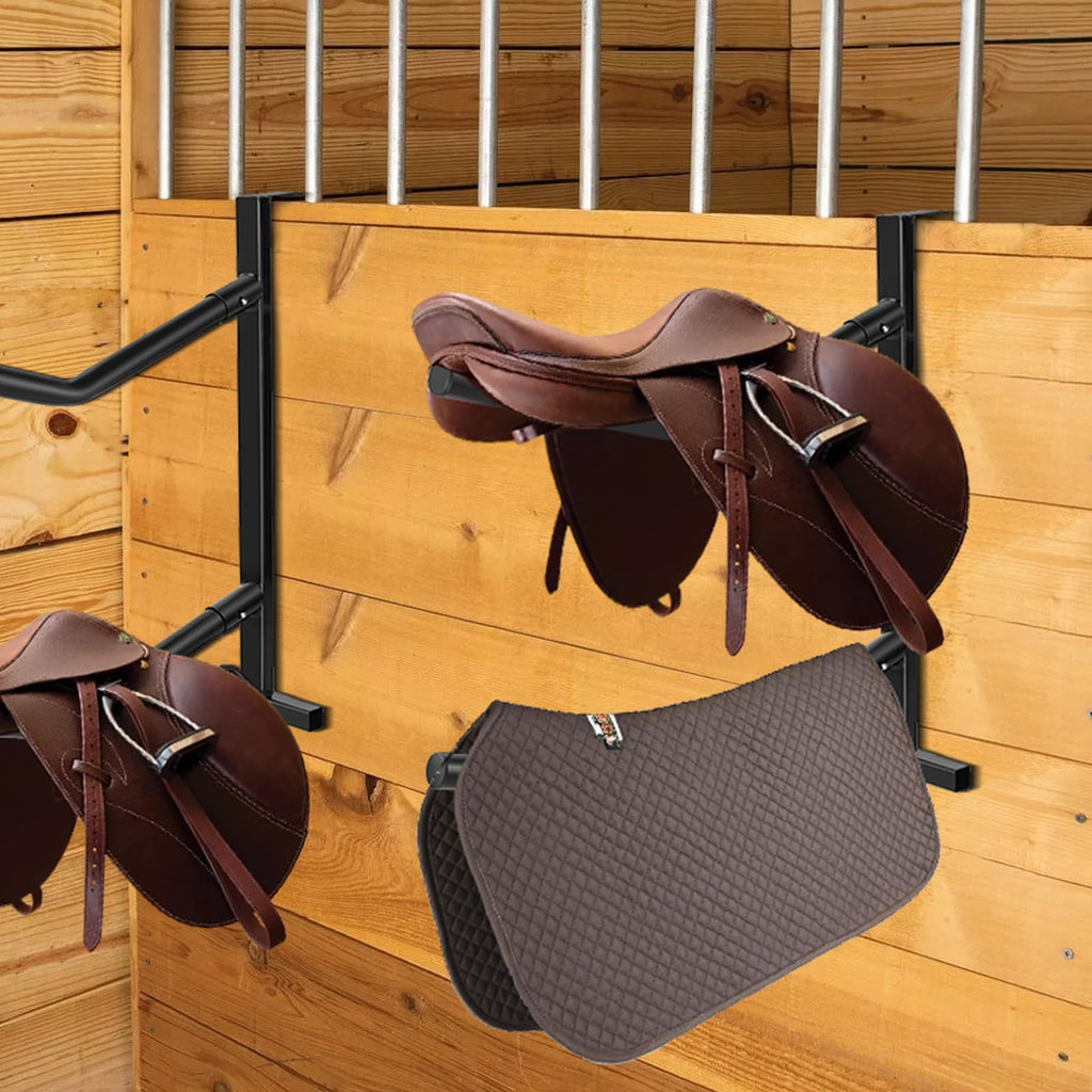 2 Pack Heavy Duty Portable Saddle Rack T9919