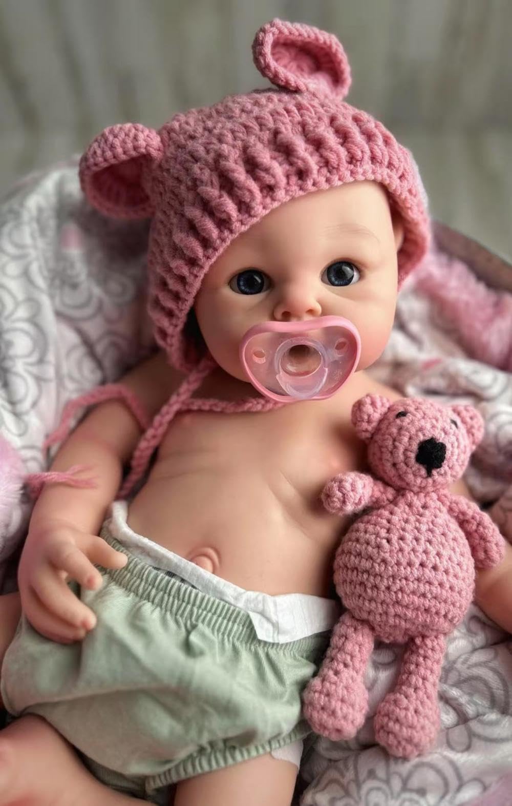 20 Inch 7Lbs Silicone Reborn Baby Dolls Girl S271