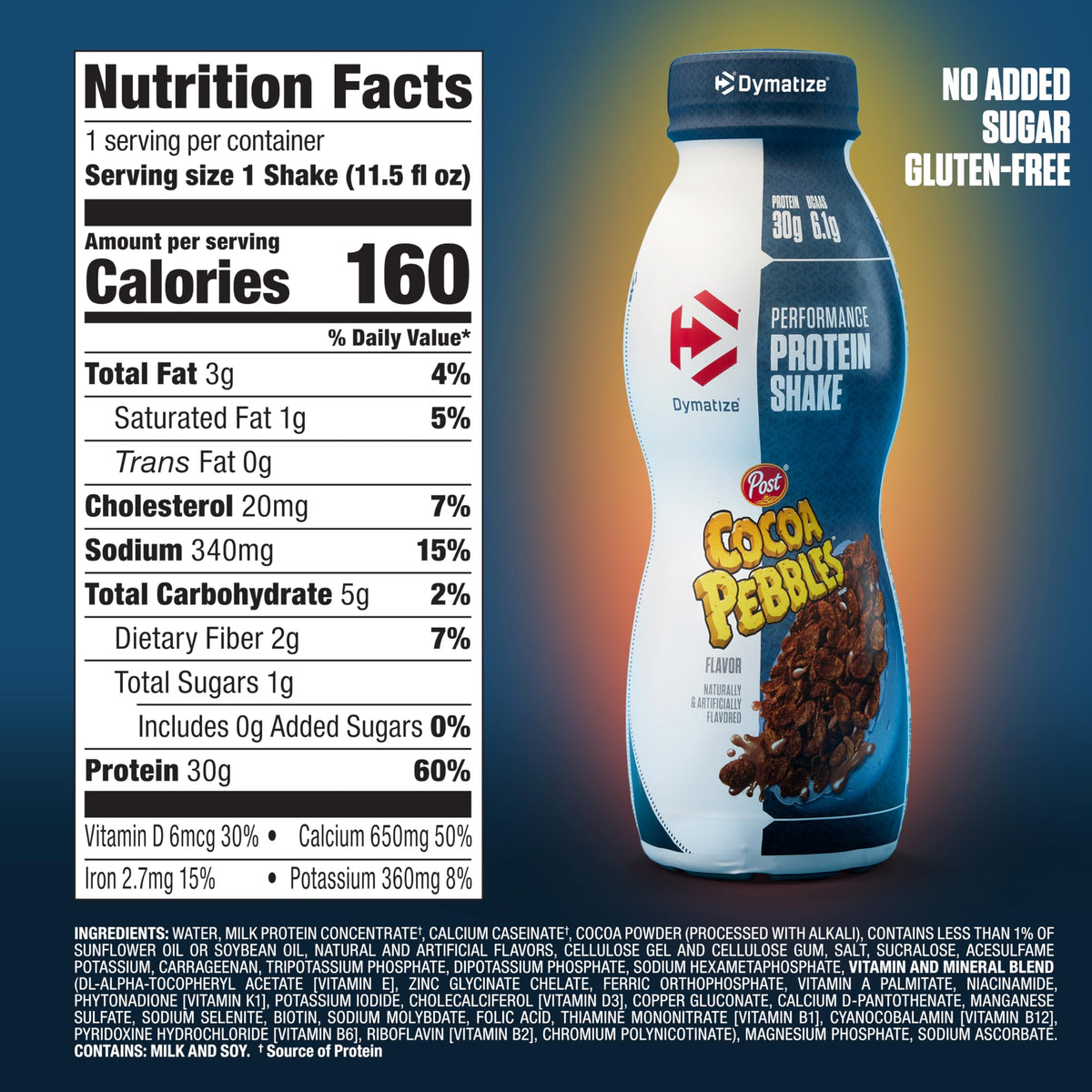 Protein Shake 30g Protein 11.5fl oz 12 pack O52101
