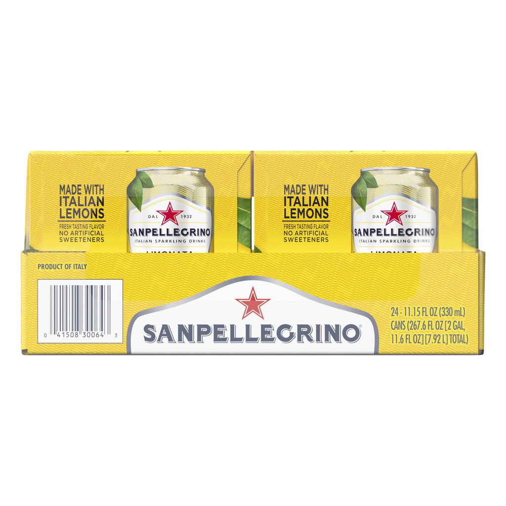 Italian Sparkling Lemon Beverage 24 Pack of 11.15 Fl Oz Cans Z68772