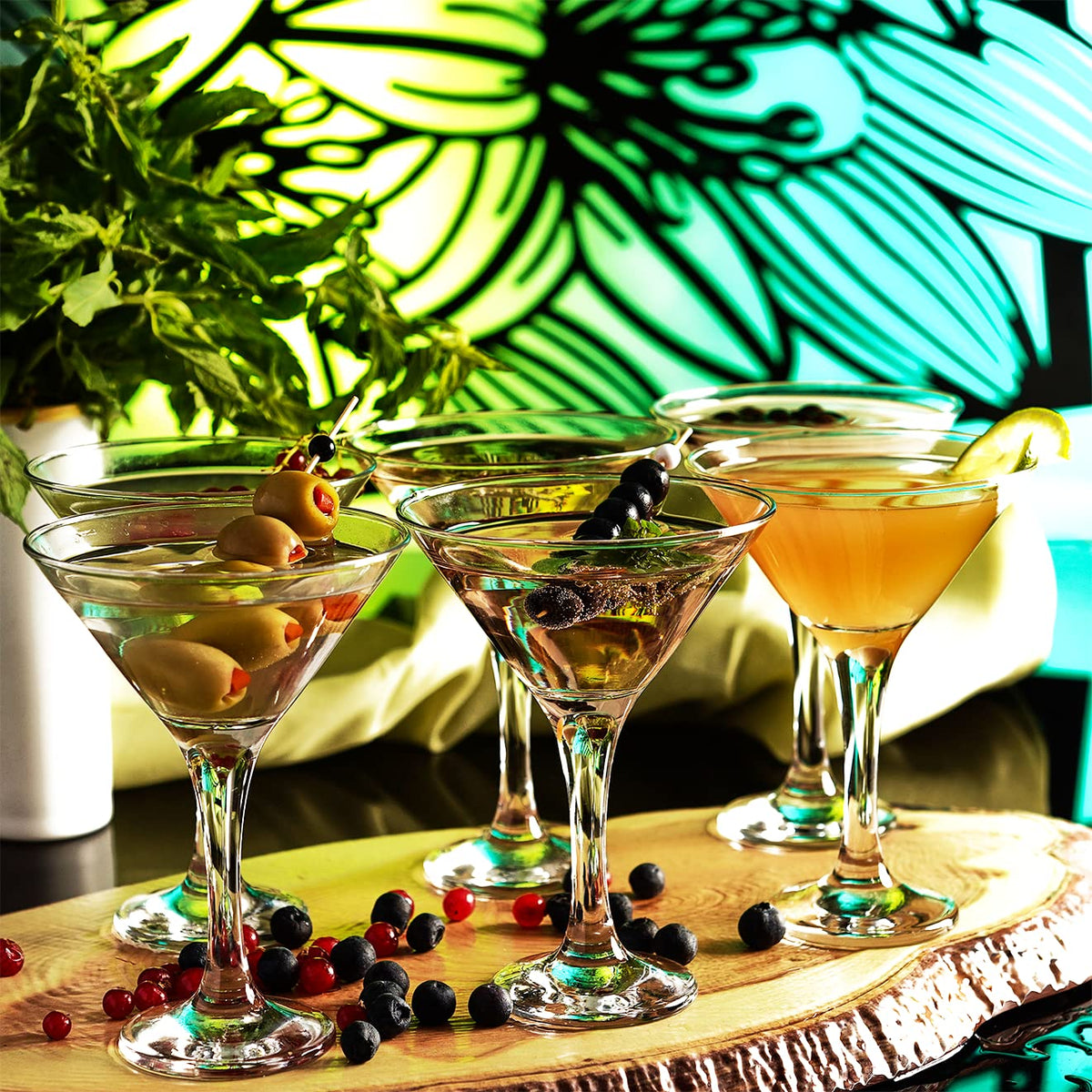 6oz Martini Glasses I7796