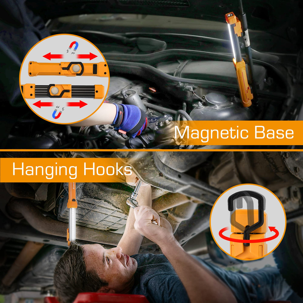 1000LM Rechargeable Magnetic Work Light L97158