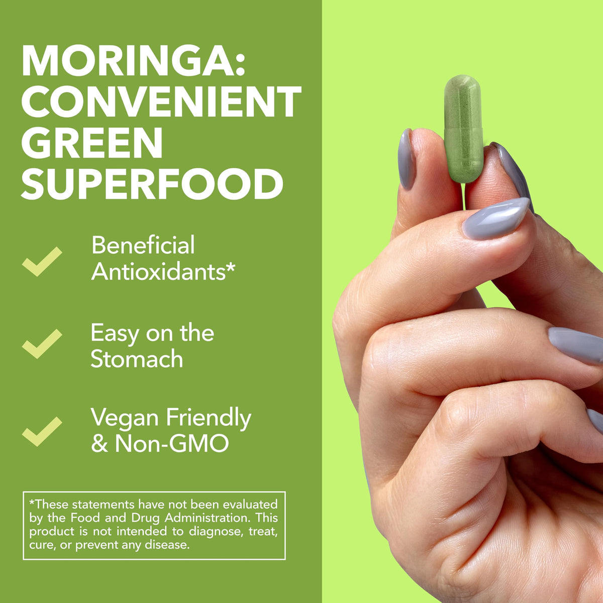 Moringa Capsules 800mg 120 Count L834358