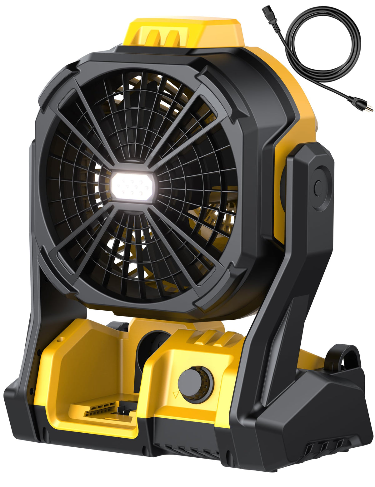 Battery Operated Fan with LED Lights N408