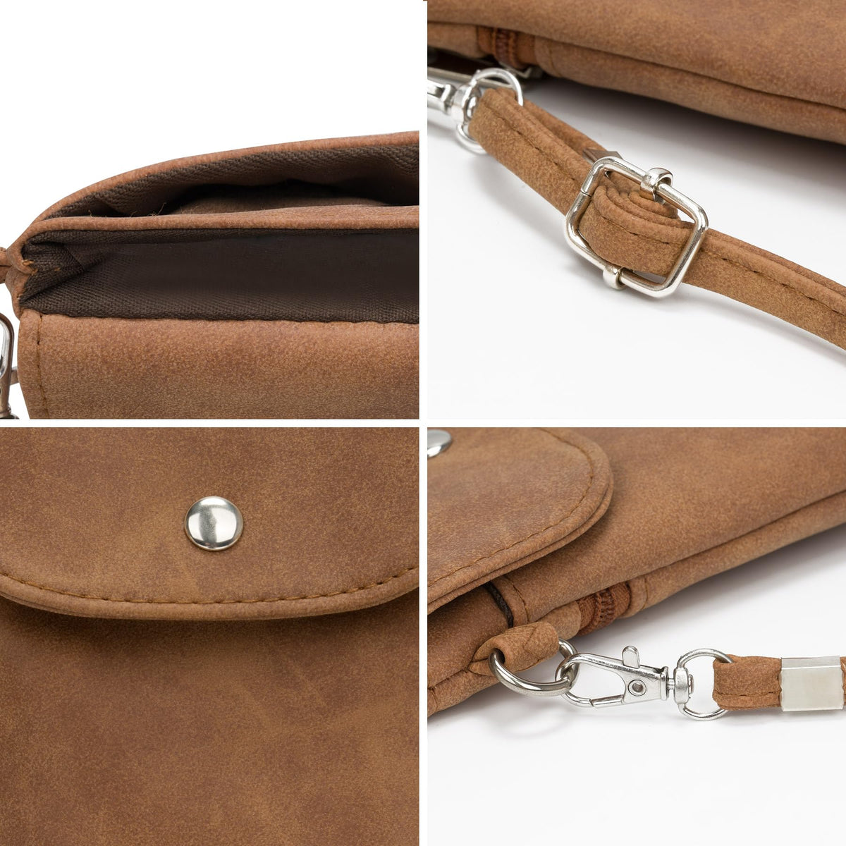 Small Leather Crossbody Bag with Adjustable Strap L51941