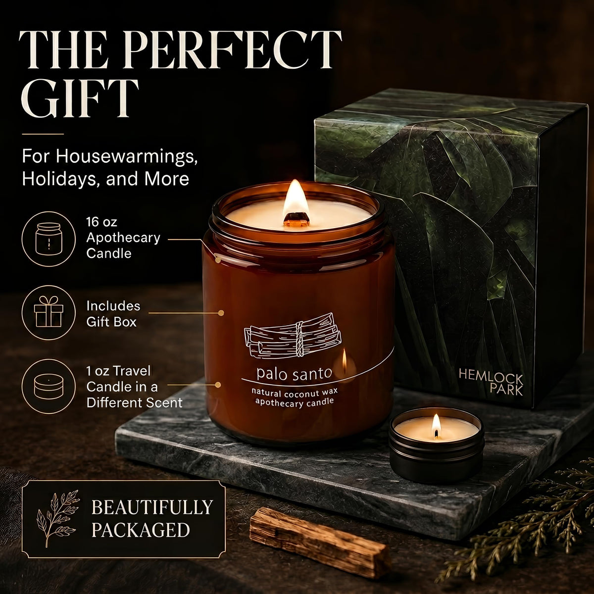 Scented Candle 16 oz Pack of 2 O58139