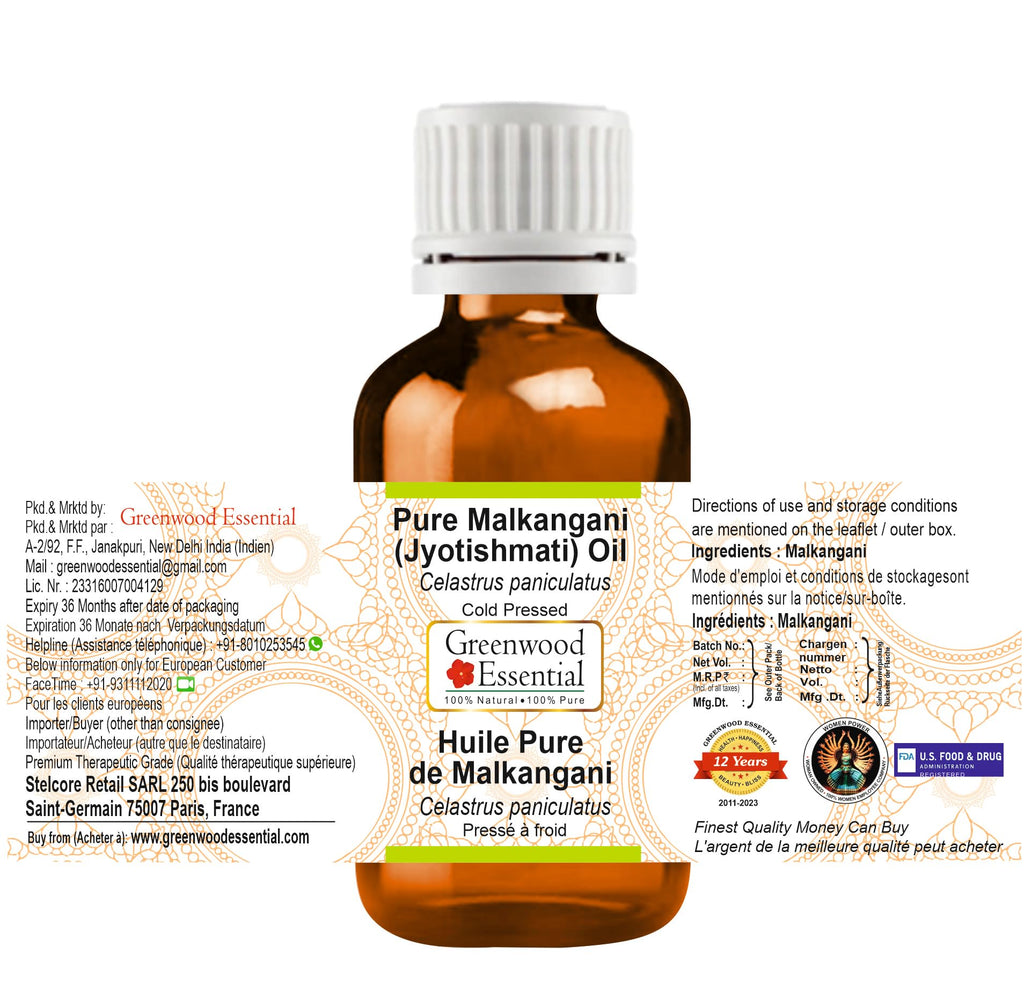 Cold Pressed Malkangani Oil 30ml T4357