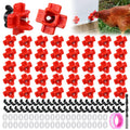 40 Pcs Chicken Waterer Nipples with Drill Bit N79682