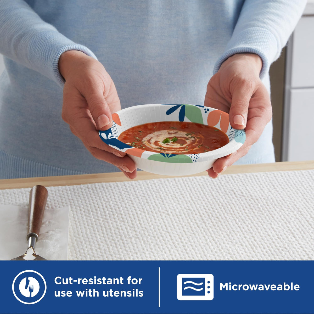 10 Oz Paper Bowls, 280 Count W233