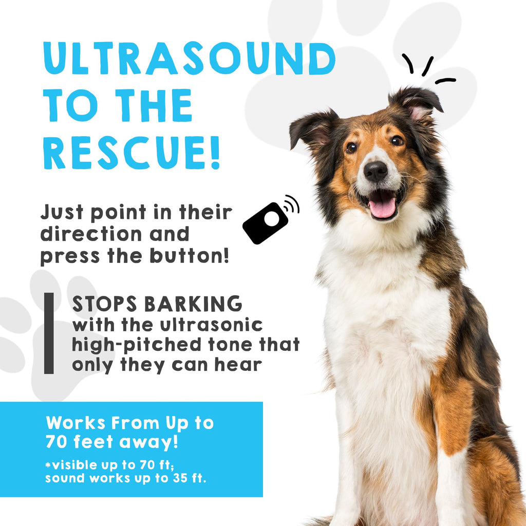 Ultrasonic Dog Bark Deterrent & Behavior Corrector N765461