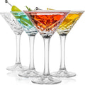 Set of 4 Crystal Stemmed Cocktail Glasses Y97638