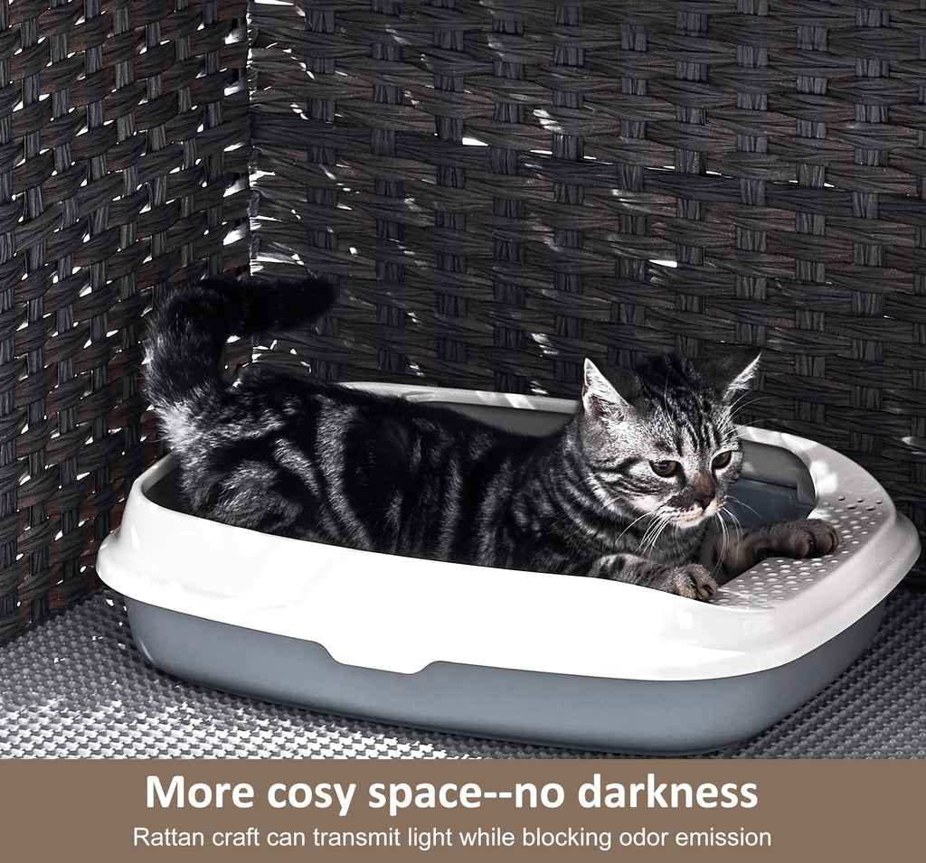 Cat Litter Box Enclosure with Door K97076