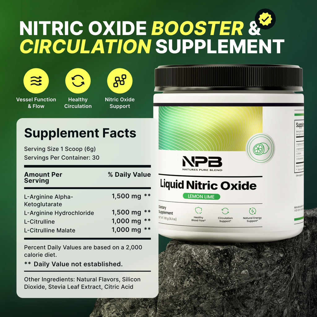 Liquid Nitric Oxide Supplement 5000 MG N93219