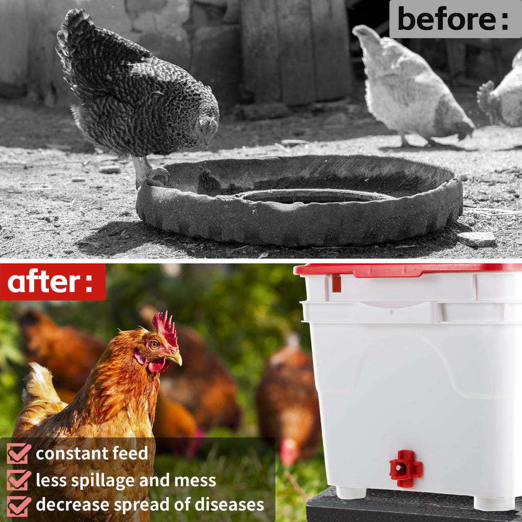 40 Pcs Chicken Waterer Nipples with Drill Bit N79682