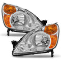 2002-2004 Honda Crv Chrome Headlights Assembly Pair J306901