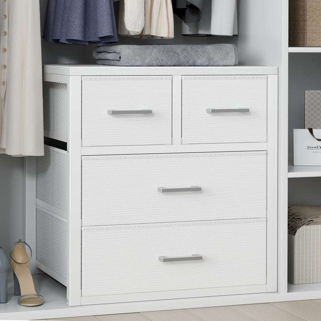 White 4 Drawer Dresser U517264