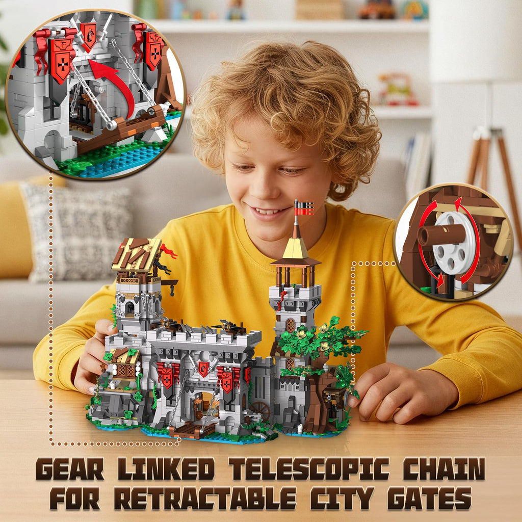 2568 PCS Medieval Castle Building Blocks Set N99358