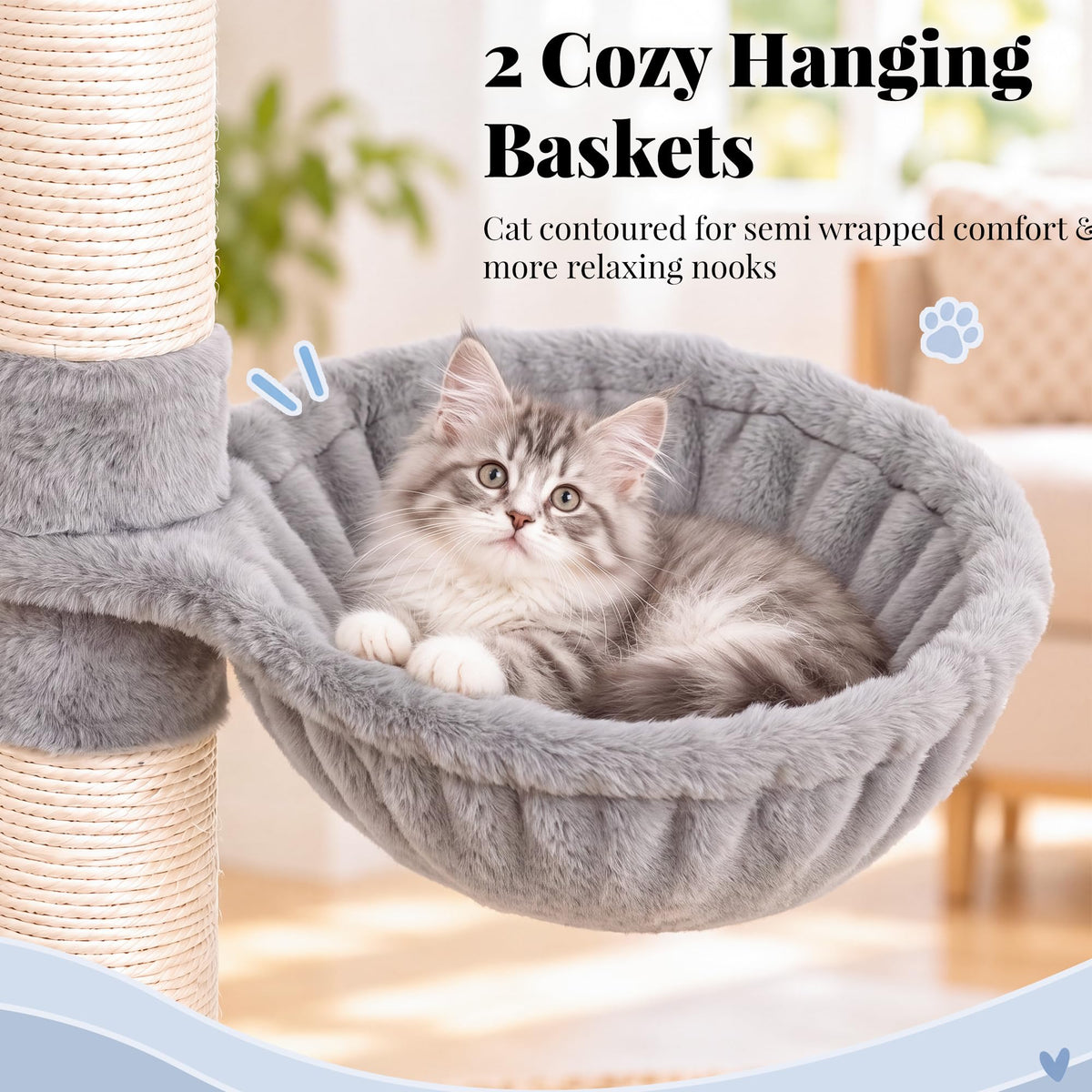 Cat Tree Tower with 3 Platforms S1685