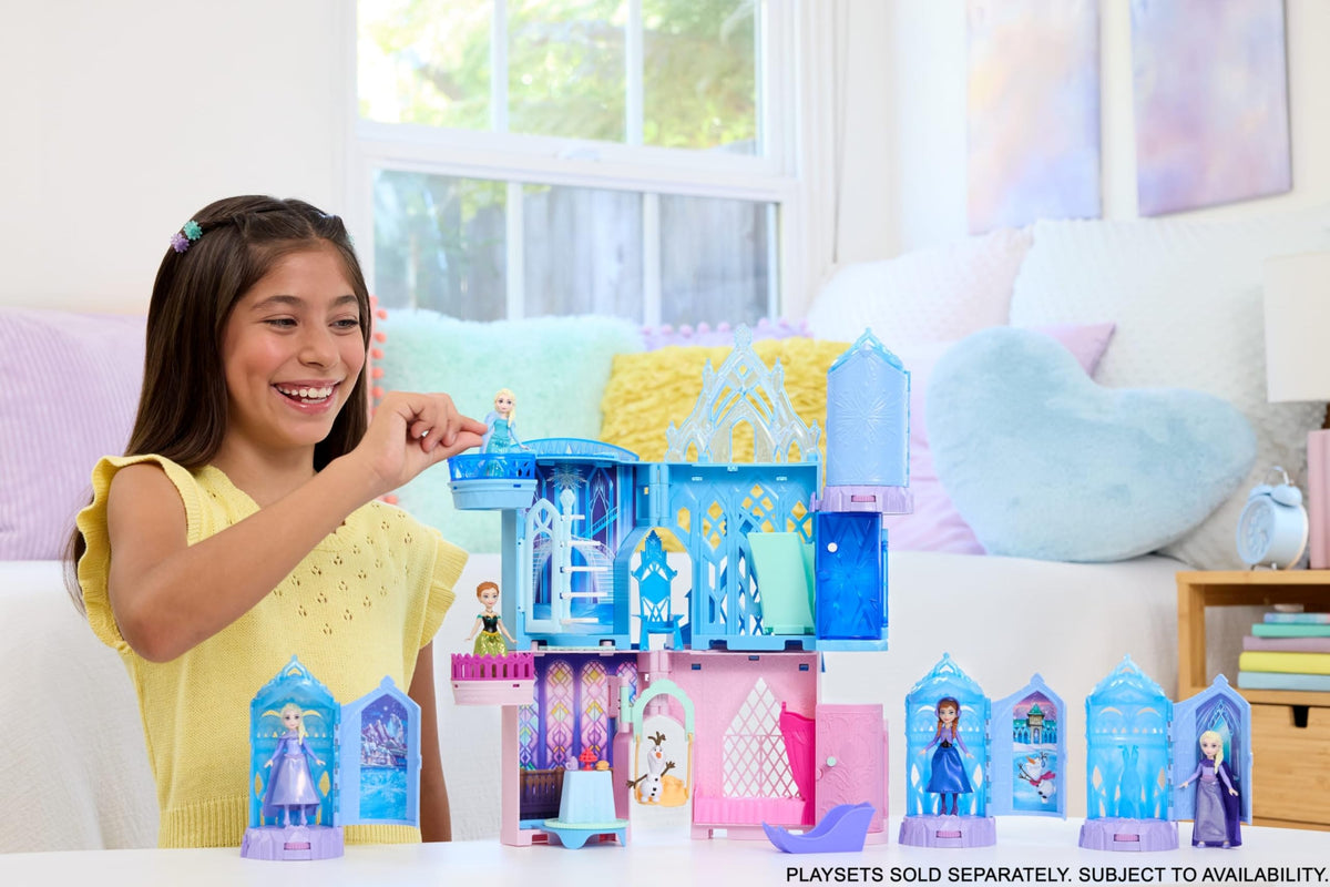 Small Dolls & Mini Castle Playsets with Spinning Doll Reveal A632