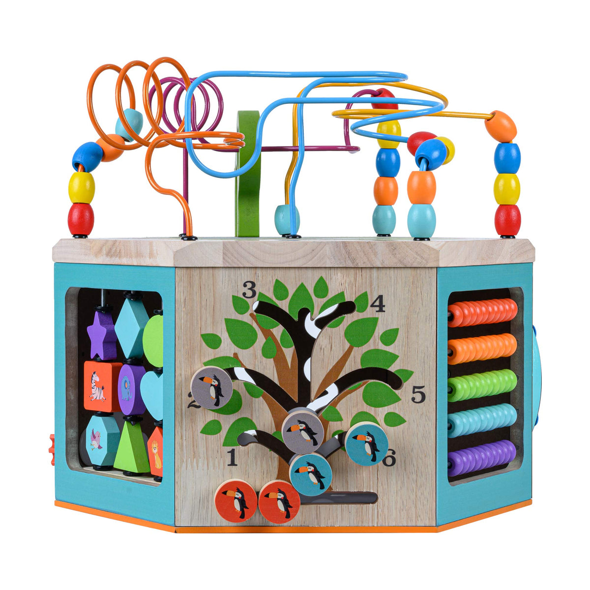 Wooden Activity Cube Station Y703894