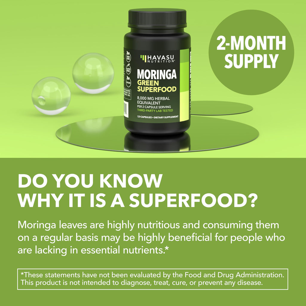 Moringa Capsules 800mg 120 Count L834358