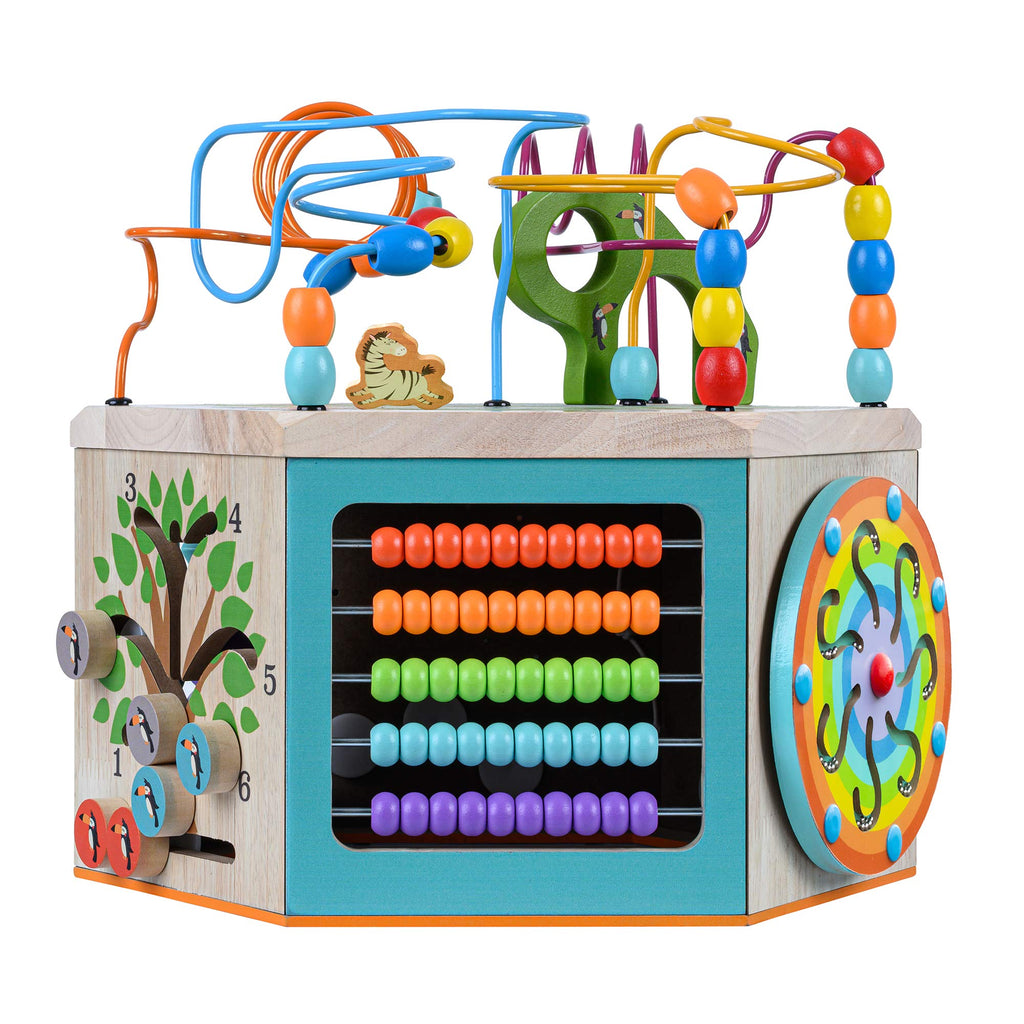 Wooden Activity Cube Station Y703894