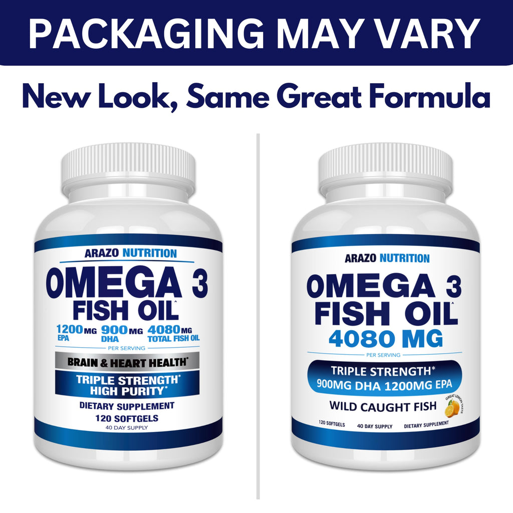 Wild Caught Omega-3 Fish Oil 120 Burpless Lemon Softgels G251033