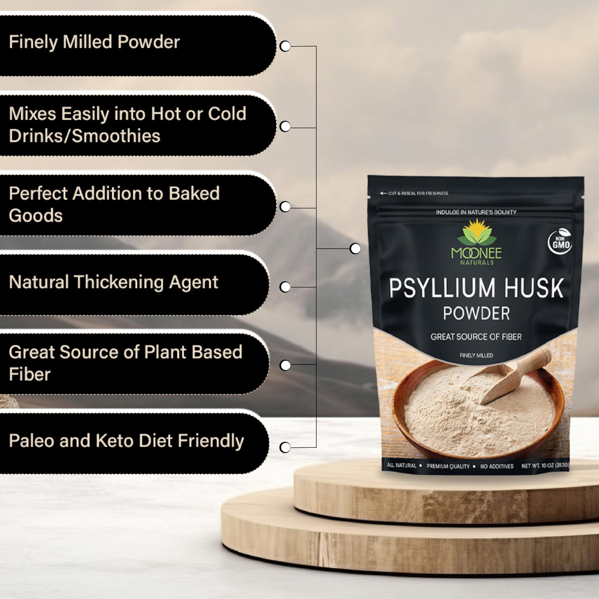 Psyllium Husk Powder 10 OZ M198